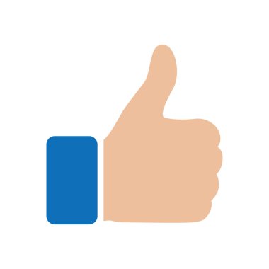 Gibi simge, simge vektör ve illüstrasyon yukarı başparmak