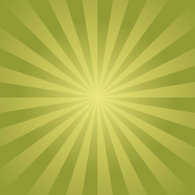 Sunburst vektör desen yeşil renk paleti.