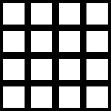 Siyah ve beyaz vektör kareli işaretlenmemiş arkaplan veya doku.