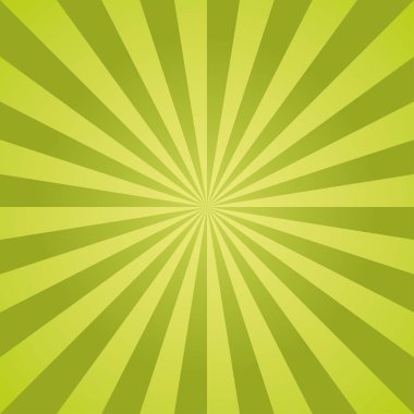 Sunburst vektör desen yeşil renk paleti.