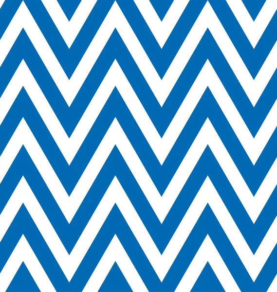 Бесшовные синие и белые зигзагообразные полосы рисунка. Геометрический повторяющийся рисунок зигзага. Векторный дизайн — стоковый вектор
