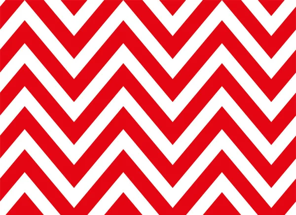 Dikişsiz kırmızı ve beyaz zikzak çizgili desen. Zikzak Geometrik tekrar desen. Vektör tasarımı