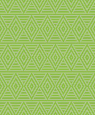 Yeşil geometrik dikdörtgenler ile dikişsiz çizgili ızgara dokusu.