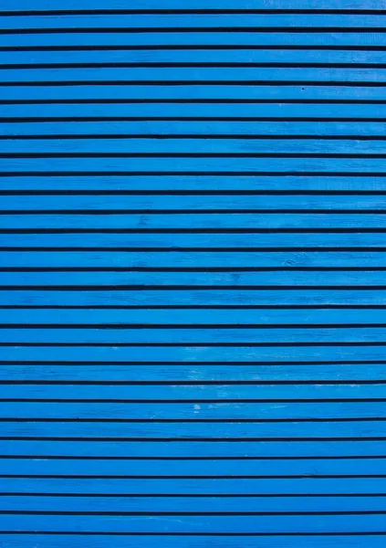 Blaue Wand aus dünnen Brettern Hintergrund oder Textur — Stockfoto