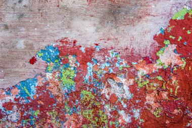 Eski kırmızı grunge duvar yüzeyi, arkaplan