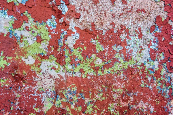 Vieille surface murale grunge rouge, fond — Photo