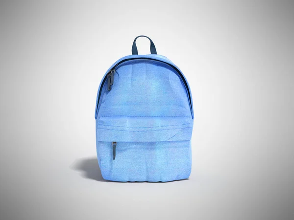 Mochila Bolsa Escuela Renderizar Gradiente Gris — Foto de Stock