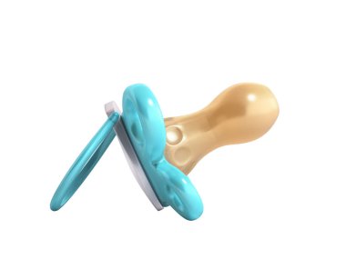 Bebek kukla 3d render illüstrasyon izole beyaz zemin üzerine gölge yok