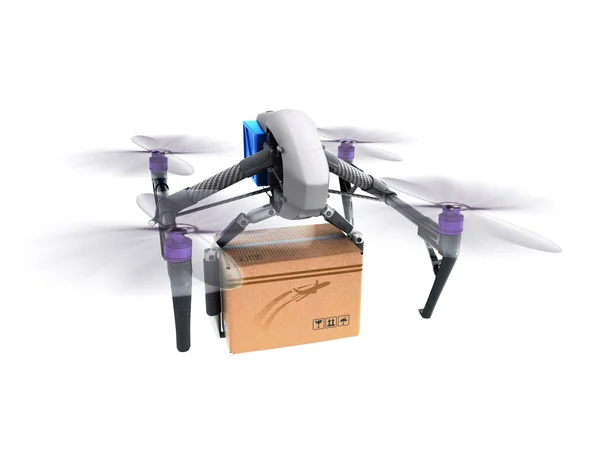 Dodávka Conceptgeneric Design Dálkového Ovládání Vzduchu Drone Flying Craft Post — Stock fotografie