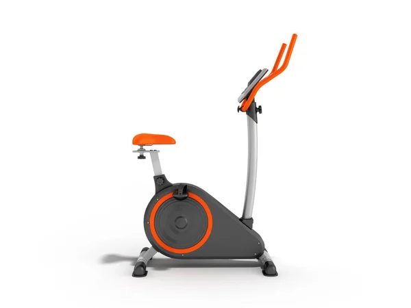 Moderner Sport Heimtrainer Gelb Lila Rendering Auf Weißem Hintergrund — Stockfoto