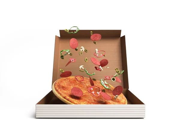 Вкусная Пицца Формате Dox — стоковое фото