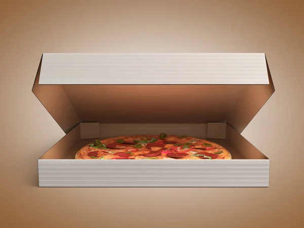 Вкусная Пицца Формате Dox — стоковое фото
