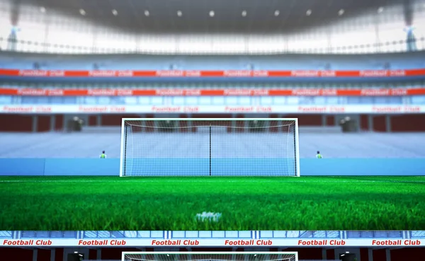 Footboll Stadium Rendering Imaginary Soccer Arena — Stock Photo, Image