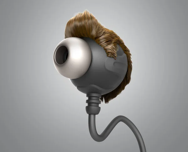 Concepto Estilos Musicales Globo Auricular Render Gris — Foto de Stock