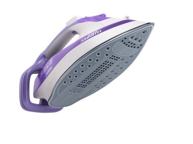 Beyaz Modern buharlı ütü 3d render