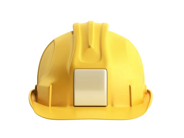 Hard hat background Construction tools 3d render on white no sha — Stock Photo, Image