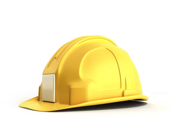 Hard hat background Construction tools 3d render on white — Stock Photo, Image