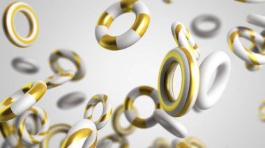 gri arka plan 3d render üzerinde soyut arka plan beyaz nesneler