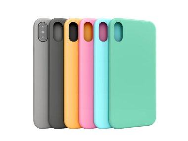Vitrin için çok renkli telefon kılıfları sunumuName