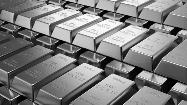 Altın çubukların arkaplanı yüksek kaliteli 3d oluşturma kalıbını kapat