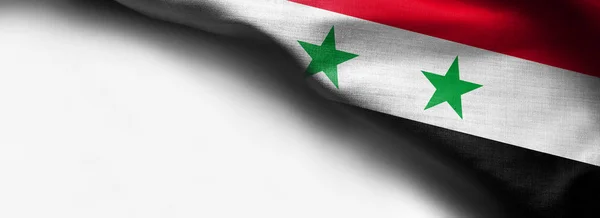 シリアの旗を振る — ストック写真