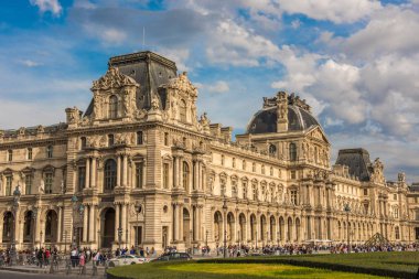 Paris, Fransa 'da Palais du Louvre - Avrupa Seyahati
