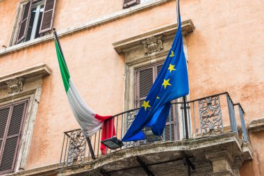 Roma, İtalya'da eski sokakların, bulidings ve Mimarlık görünümü, Seyahat Avrupa