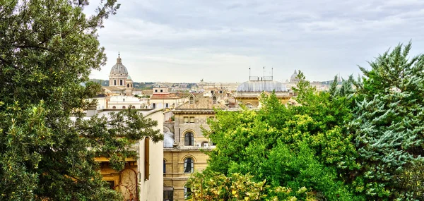 Beau paysage urbain panoramique de Rome, Italie, voyage Europe , — Photo