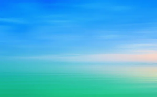 Movimento abstrato desfocado fundo da paisagem marinha em tom verde azul — Fotografia de Stock