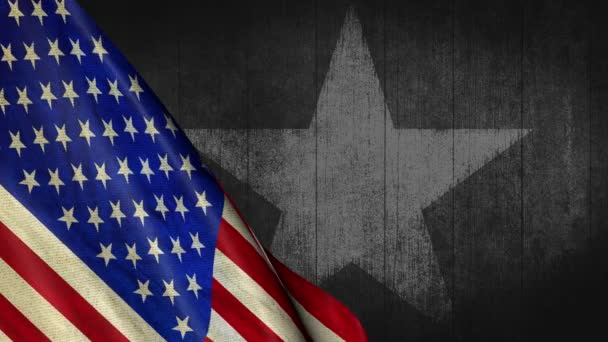Veteranentag Juli Juli Feiertag Der Unabhängigkeit Der Usa — Stockvideo