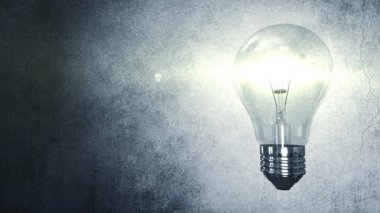 4k Fikir Ampul Yenilik ve çözüm arka plan yaratıcı kavram