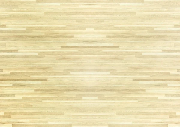 Hardwood Maple Basketball Court Floor Viewed — Stock Photo, Image