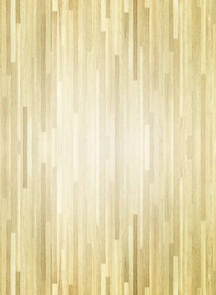 Hardwood Maple Basketball Court Floor Viewed — Stock Photo, Image