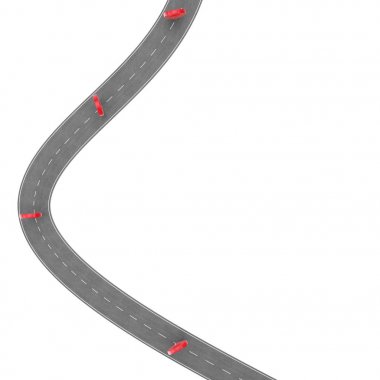 Pin işaretçisi ile yol infografik. Pin işaretçisi ile gezinme konsepti. Yol haritasında harita işaretçisi. Kartografi haritalama. İş infographics tasarım için Sokak yol haritası. 3d render