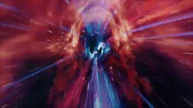 Soyut uzay yolculuğu arka planı 