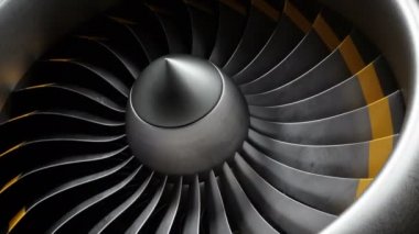 turuncu renkli jet motoru