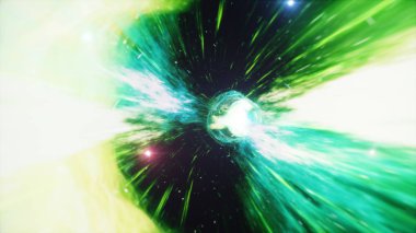 3D çizim tünel veya solucan deliği, bir evren başka bir ile bağlayabilirsiniz tünel. Soyut hız tüneli warp alanı, solucan deliği veya kara delik, cosmos içinde geçici alan üstesinden sahne.