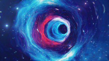 3D çizim tünel veya solucan deliği, bir evren başka bir ile bağlayabilirsiniz tünel. Soyut hız tüneli warp alanı, solucan deliği veya kara delik, cosmos içinde geçici alan üstesinden sahne.