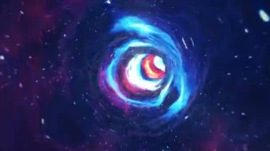 3D çizim tünel veya solucan deliği, bir evren başka bir ile bağlayabilirsiniz tünel. Soyut hız tüneli warp alanı, solucan deliği veya kara delik, cosmos içinde geçici alan üstesinden sahne.