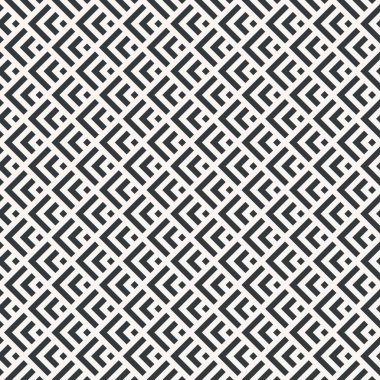 Keskin zikzak Dikişsiz soyut desen tek renkli veya iki renk vektör