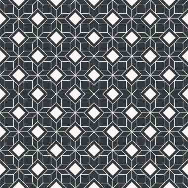 Çağdaş Dikişsiz soyut desen tek renkli veya iki renk vektör