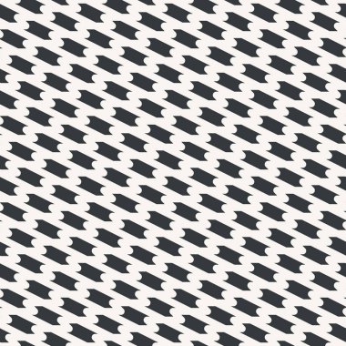 zincir veya kesintisiz soyut model tek renkli veya iki renk vektör