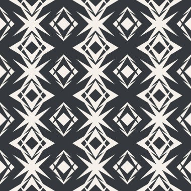 Keskin soyut seamless modeli tek renkli veya iki renk vektör