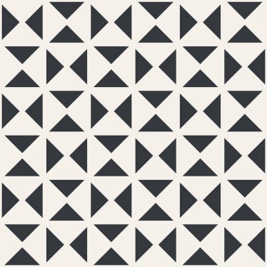 Üçgen tablo kare ya da net soyut seamless modeli tek renkli veya iki renk vektör