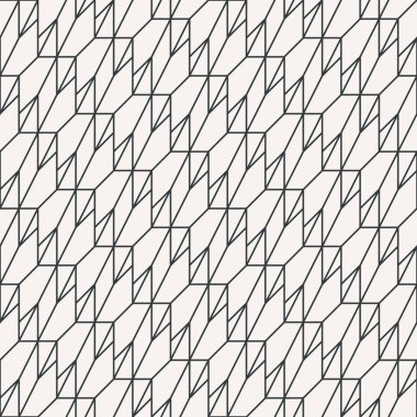 Çizgi kesintisiz geometrik soyut desen tek renkli veya iki renk vektör