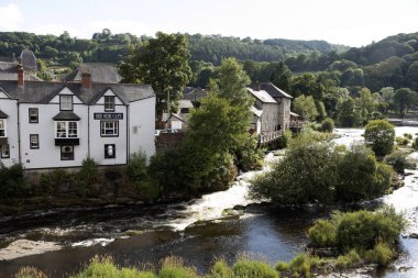 Llangollen, Denbighshire, Kuzey Galler, Birleşik Krallık, River Dee