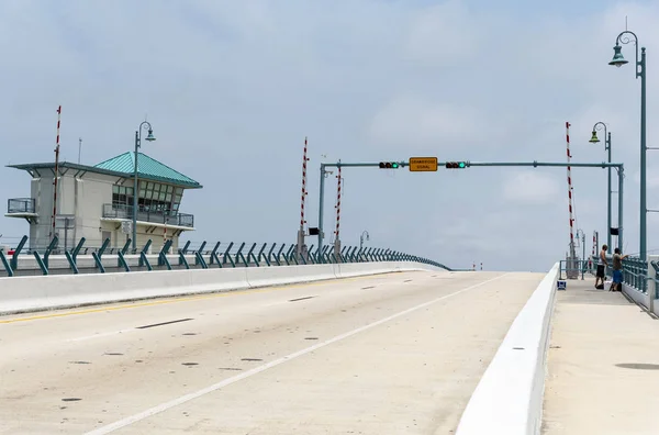 Barreras Drawbridge Oficina Control Gulf Boulevard Johns Pass Madiera Beach —  Fotos de Stock