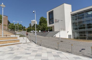 Exeter Üniversitesi, Exeter, Devon, İngiltere. Üniversite Exeter en modern eğitim merkezi
