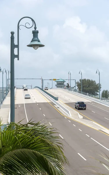 Puente Elevación Una Carretera Gulf Blvd John Pass Florida — Foto de Stock