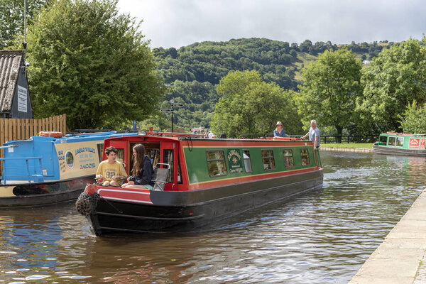 The Llangollen Canal, Trevor Basin, Denbighshire, North Wales, UK. Holidays afloat